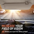 Left Driver Side Sun Visor Compatible With Mazda 3 2010 2011 2012 2013  Bbm3