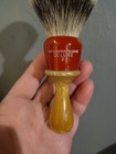Restored Vintage Hess Deluxe Shave Brush With A 28mm Silver Tip Badger Knot