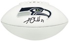 Kam Chancellor Signed White Seattle Seahawks Logo Football Beckett Witness