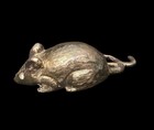 Vtg Weighted Sterling Silver Rat Mouse Figurine 2 25    Sculpture Missing Its Eyes