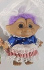  Lot Of 2 Vintage Troll Dolls 1990s Ace    Russ Old Trolls Grandma Grampa  