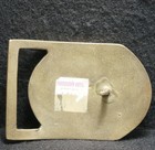 Wj13145 Very Cool Vintage 1970s    abstract Artwork    Unisex Brass Belt Buckle