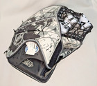 Franklin Street Hockey 13  Goalie Glove Mitt Black   Grey Splatter Camo Design