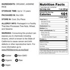 Organic Jasmine Rice     Raw White Rice  Non-gmo  Kosher  Bulk     By Food To Live
