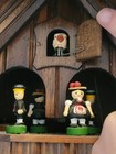 Vintage Solid Wood German Cuckoo Clock Works