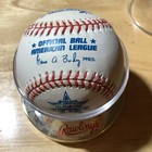 Vintage Official Ball Rawlings American League Indians Gene Budig President