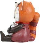 Ebros Furrybones Reddington The Red Panda Hooded Skeleton Monster Collectible