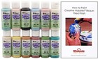 Mayco Stroke And Coat Glaze For Ceramics Kit   12 Assorted 2 Oz Jars With Book