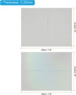 9 7  Polarized Film Sheets 2 Packs Adhesive Linear Polarizer 0     90   For Lcd