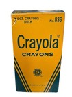 Nos Vtg Crayola Crayons Bulk 3 Dozen Box Violet No  836 Binney   Smith 70s 1970s