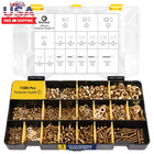 1380pcs Nuts And Bolts Assortment Kit - Heavy Duty Grade 8 8 Metric M4 M5 M6 M8