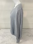 Banana Republic Sweater Womens L Long Sleeve Lino Boatneck Pullover Knit Gray D