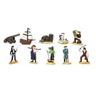 Pirates Toob Mini Figures Safari Ltd New Toys Educational Ship Cannon Figurine