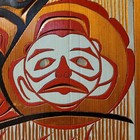 Vtg Haida  Wall Plaque Dalbert A Weir Pearl Inlay Raven Steals Moon