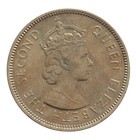 Mauritius 1 2 Rupee  1965-1978  Km  37  Xf-extremely Fine