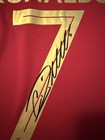 Cristiano Ronaldo Cr7 Signed Portugal 2018 Nike Soccer Jersey Icons com Coa