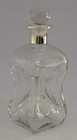 Asprey Sterling Silver Topped Whisky Glug Glug Mini Decanter Noggin 1963 Barware