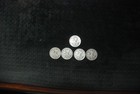 Lot Of 5 Walking Liberty Half Dollar - 90  Silver