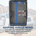 For 09-24 Dodge Ram 1500 2500 3500 6 5ft Bed Soft Vinyl Roll-up Tonneau Cover