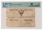 Italian States  repubblica Romana  Banknote 7 Paoli 1798 Pmg Vf 20 Very Fine