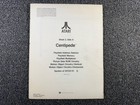 Atari Centipede Arcade Video Game Manual Schematics Original
