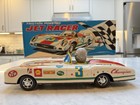 Large 1960s Vintage Kyowa  jet Racer  Int l Champion Friction Race Car W Box 15 