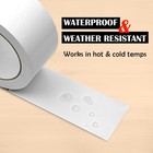 White Duct Tape Heavy Duty  3 Rolls 2  x20yd Wide Waterproof Outdoor 