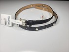 Michael Kors Black Skinny Rhinestone Belt Women s Size M       New W  Defect   