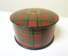 Antique Tartanware Sewing Thread Box Prince Charlie Clark   Co 