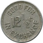 1900-1915 Victor  Colorado Co The Fortune Club Saloon Good For 12     Trade Token