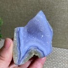 158g Blue Lace Agate Crystal Raw Specimen Geode