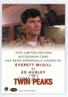 2019 Twin Peaks Archives Classic Everett Mcgill As Ed Hurley Auto 0bi1