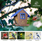 Large Bird Feeder House For Outdoors Hanging  Recycled Plastic Cardinal Bird Fee
