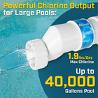 Xtremepowerus Universal Cell Replacement Salt Chlorination 40 000 Gallon Cell
