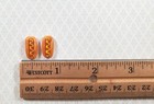Dollhouse Hot Dogs With Mustard Set Of 2 1 12 Scale Miniature Food Kitchen