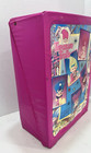 Vtg 1992 Pink Treasure Trolls Carry Storage Case With Trays