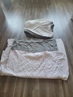 Beddy   s Gray Minky Full Sz Zip Up Sheet Comforter  no Pillowcases Or Shams 