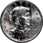 Susan B Anthony  1 1979 P Clad Bu Km 207 From Us Mint Bag Narrow Rim Far Date