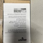 Leviton Decora Micro Dimmer 10670-w Low Voltage 600va 120v Dimmer