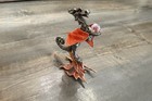 Rawcliffe Pewter Dragon And  Denicolo  Dragon With Orange Wings Figure Figurine 