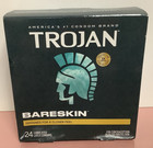 2 Packs 48 Total Trojan Bareskin Closer Feel Lubricated Latex Condoms  Exp 2030