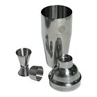 Martini Cocktail Shaker 24 Oz  Drink Shaker Mixer With Measuring 1 Oz Jigger