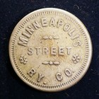 Nice Minnesota Horsecar Transit Token - Minneapolis Street Ry  Co   One Fare