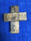 Vintage Mexican Folk Art Milagros Wood Cross