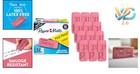 Pink Pearl Erasers 12 Pack Latex Free Smudge Resistant Classroom Supplies