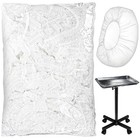 200 Pcs Disposable Tattoo Tray Covers - Transparent Arm Rest Covers  Elastic Lin