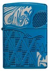 Zippo Armor Skull Design High Polish Blue Windproof Pocket Lighter  49705