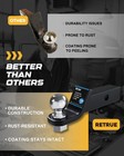 Retrue 2 Inch Trailer Hitch Ball Mount With Hitch Pin  7500lbs  2 Inch Drop     