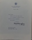 Hubert H Humphrey Signed 8x10 Photo   1968 Official Vice President Letter