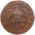 1788 R 6-n R-3 Pcgs Xf 45 No Period Massachusetts Cent Colonial Copper